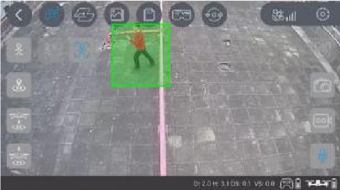 Vlucht - De functie Object volgen gebruiken