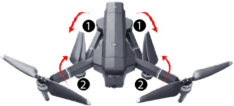Drone opvouwen