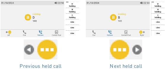 Doorgevoerd gesprek doorverbinden met 1+ gesprek - Stap 2
