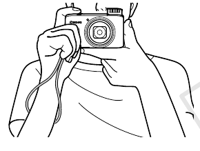De camera vasthouden