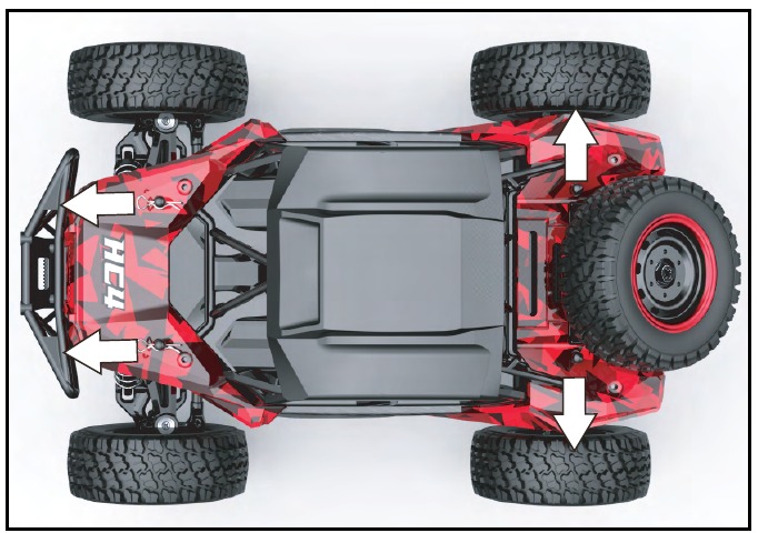 Verwijder de carrosserie - Stap 1