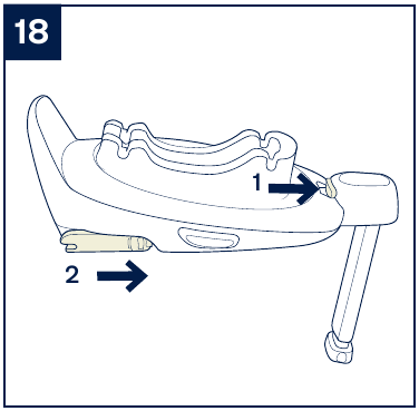 Gebruik - De base verwijderen - Stap 2