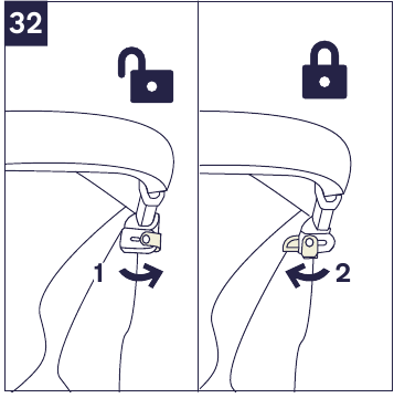 Accessoire - NUNA kinderzitje - Stap 1