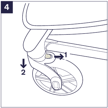 Productinstallatie - Voorwielen - Stap 2