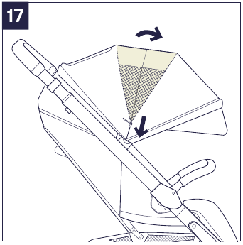 Productgebruik - Zonnekap - Stap 2