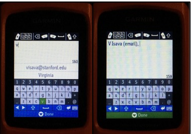 Een sms-bericht verzenden op het apparaat - Stap 1