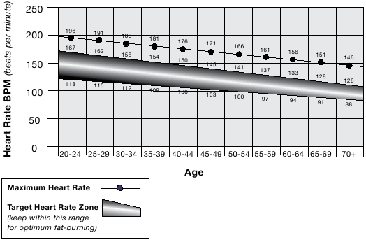 FAT-BURNING TARGET HEART RATE