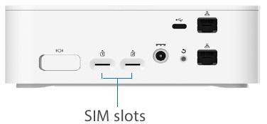 SIM-kaarten installeren