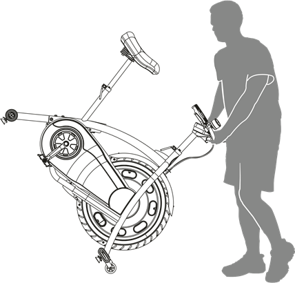 De fiets verplaatsen