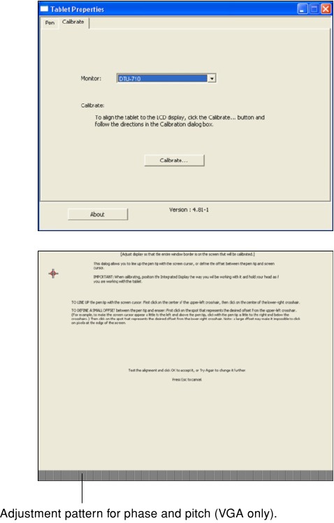 PITCH EN FASE AANPASSEN (ALLEEN VGA)