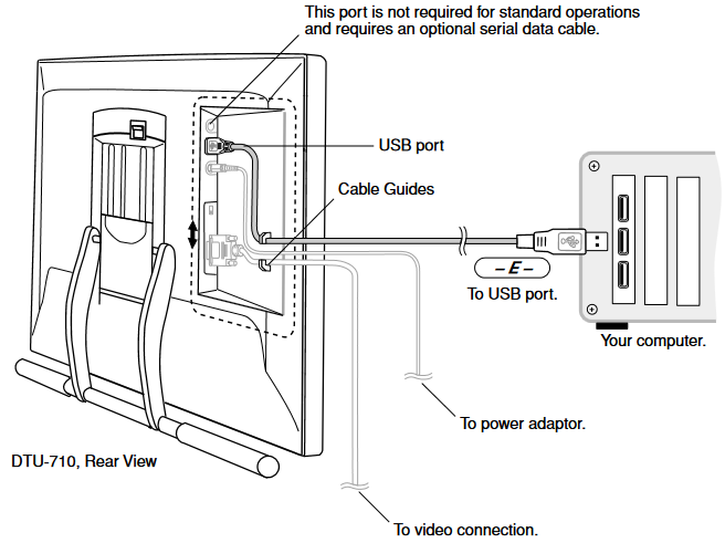 PEN TABLET CABLING DIAGRAM