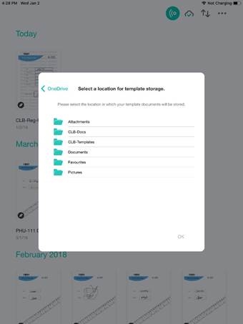 Instellingen - OneDrive - Online/offline werken