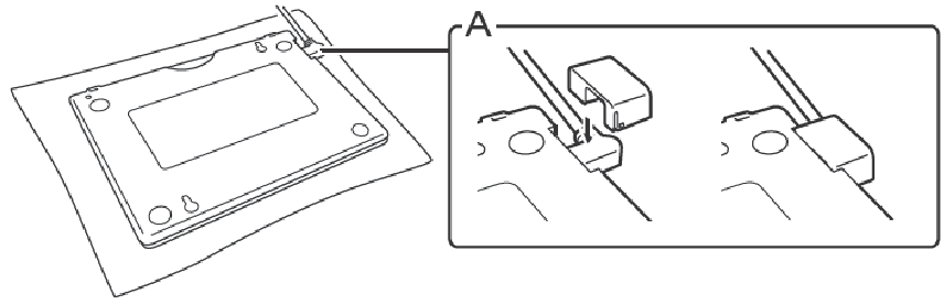 USB-kabel bevestigen - Stap 1
