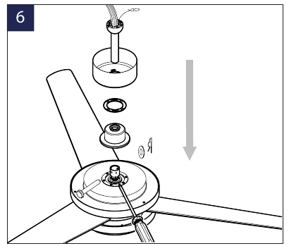 DE VENTILATOR OPHANGEN - Stap 3