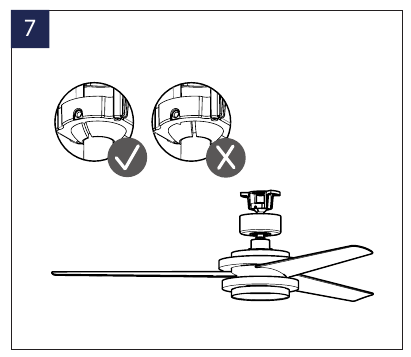 DE VENTILATOR OPHANGEN - Stap 4