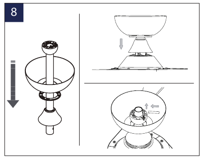 DE VENTILATOR OPHANGEN - Stap 2