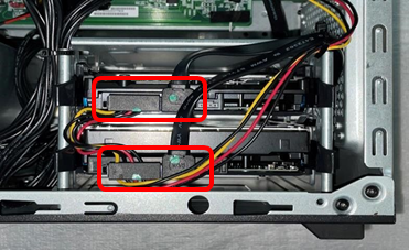 HDD verwijderen - Stap 1