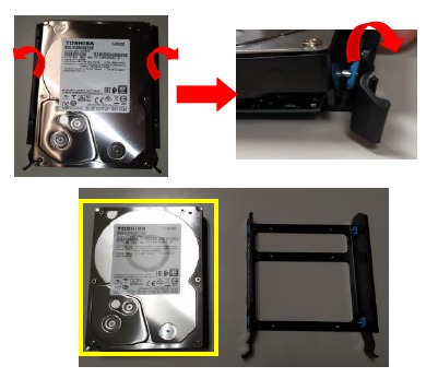 HDD verwijderen - Stap 3