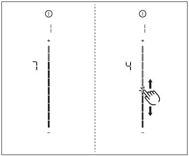 Menu-item 1: Volume van de akoestische signalen