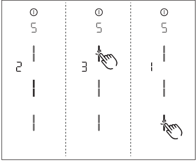 Menu-item 5: Reactiesnelheid aanraakzone