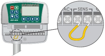 Regensensor aansluiten - Stap 1