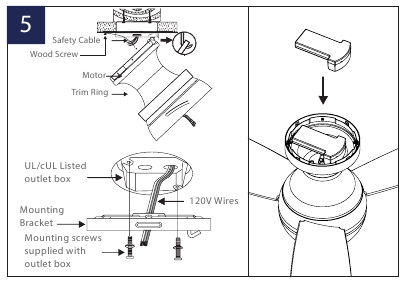 DE VENTILATOR OPHANGEN