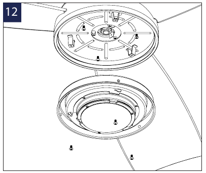 DE ARMATUURMODULE & GLAZEN KAP INSTALLEREN - Stap 2