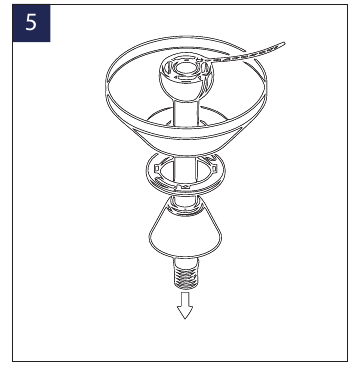 DE VENTILATOR OPHANGEN - Stap 2
