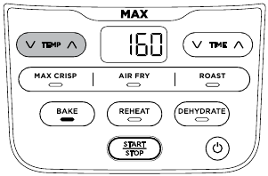 Bake-knop
