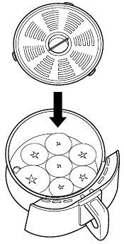 Ingredi&euml;nten in pan plaatsen