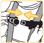 borstclip vastmaken