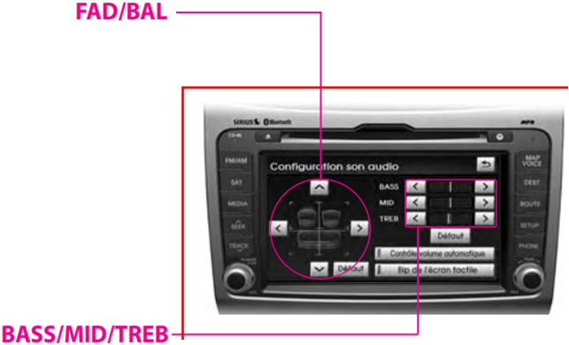 Audio-geluidsinstelling - Stap 2