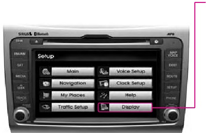 Display-instelling - Stap 1