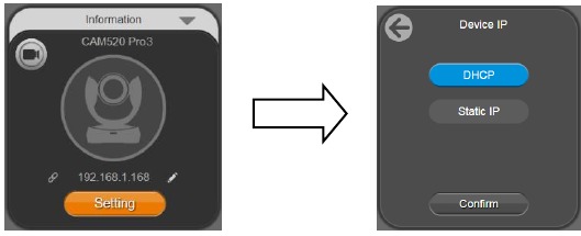 Een verbinding maken via de browser - Stap 2