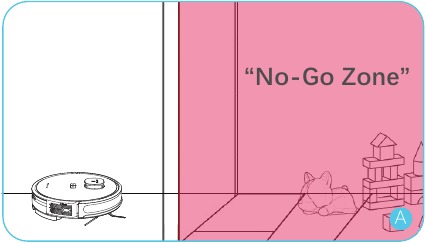 Tuya Smart APP - Set Restricted Zone - Step 1