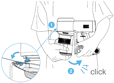 HEPA-filter reinigen - Stap 5 - Stofbak installeren