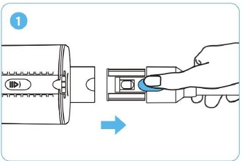 Stofreservoir legen - Methode 1 - Stap 1