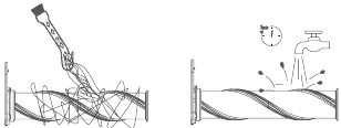 Borstelrolreiniging - Stap 2
