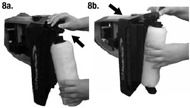 De TLR Power Roller reinigen/vervangen - Stap 2