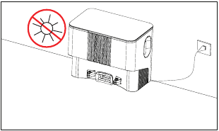 Opmerking over het gebruik van het oplaadstation