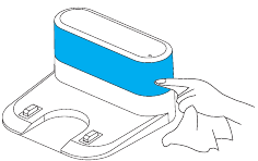 Het signaaltransmissiegebied schoonmaken