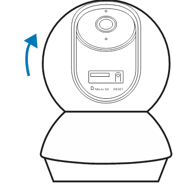 Uw camera resetten - Stap 1