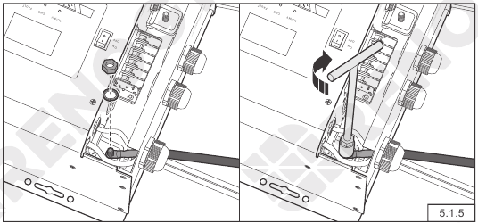 Batterijbedrading - Bedrading aan de apparaatzijde - Stap 4