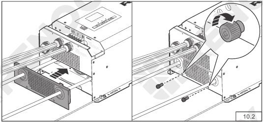 Platen terugplaatsen - Stap 1