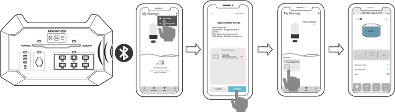Communicatie met DC Home - Bluetooth-verbinding