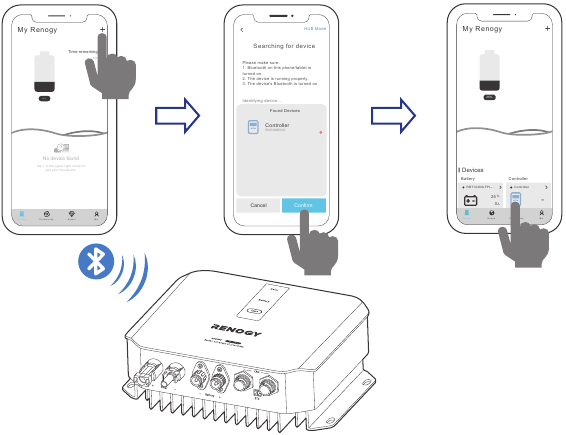 Bewaking op korte afstand via de DC Home-app