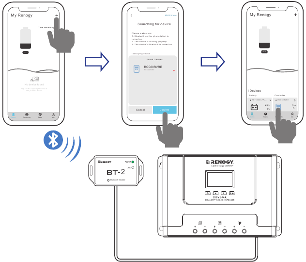 Bewaking op korte afstand via DC Home-app