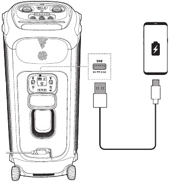 Gebruik - Stap 6 - Uw mobiele apparaat opladen