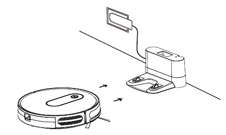 Uw robot opladen