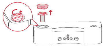  Het schoonmaken van de filter 